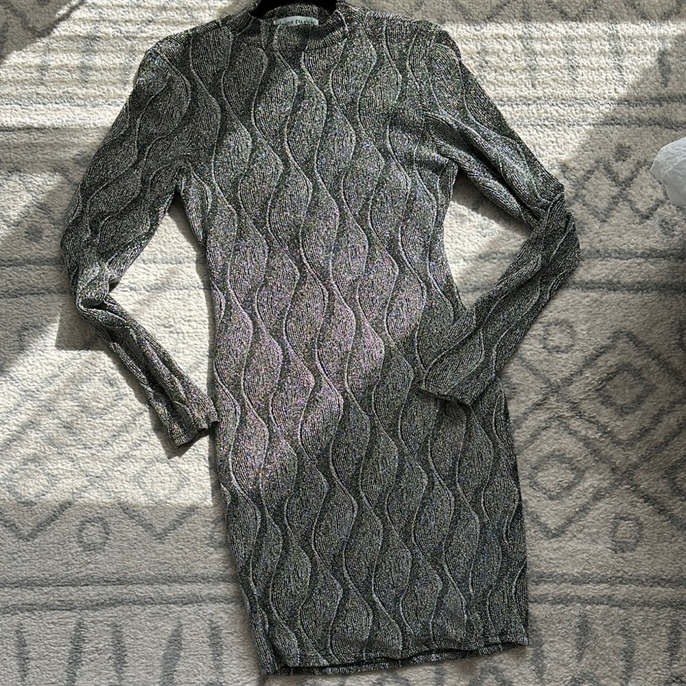 Elegant Metallic Dress